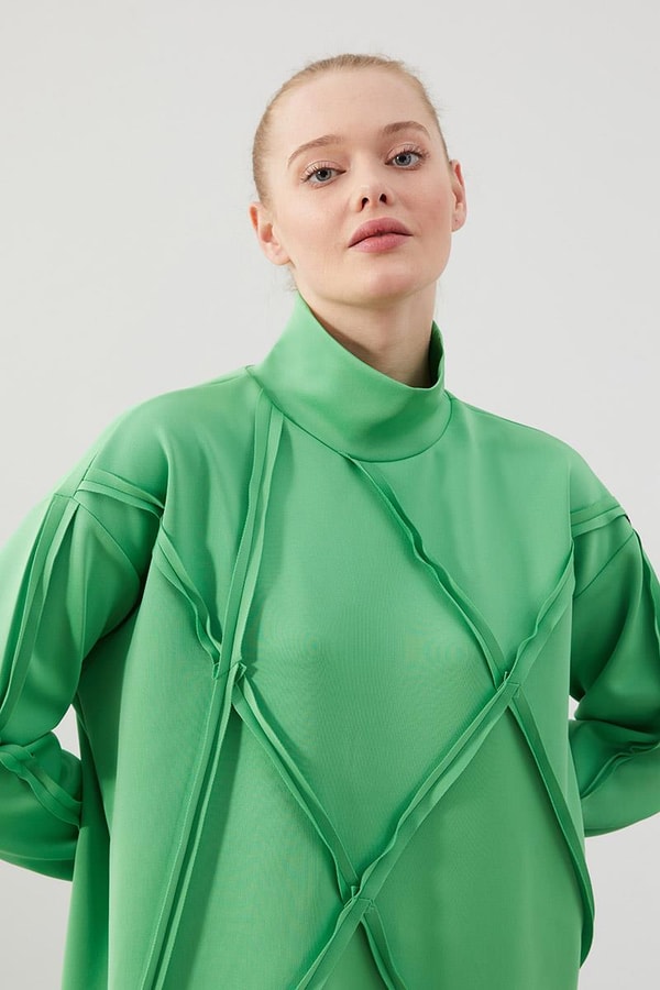 Levidor StudioLevidor Studio Zümrüt Oversize Spor Sweat Takım