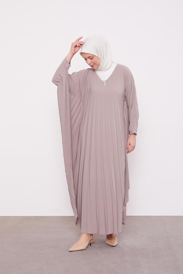 LevidorA.Vizon Yarasa Kol Elbise