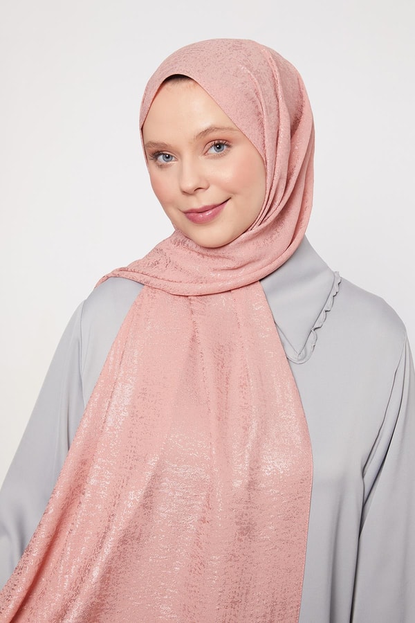 LevidorAçık Pembe Shine Cazz Şal