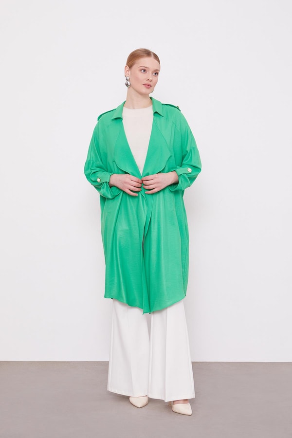 LevidorBenetton Apolet Detaylı Kısa Kap