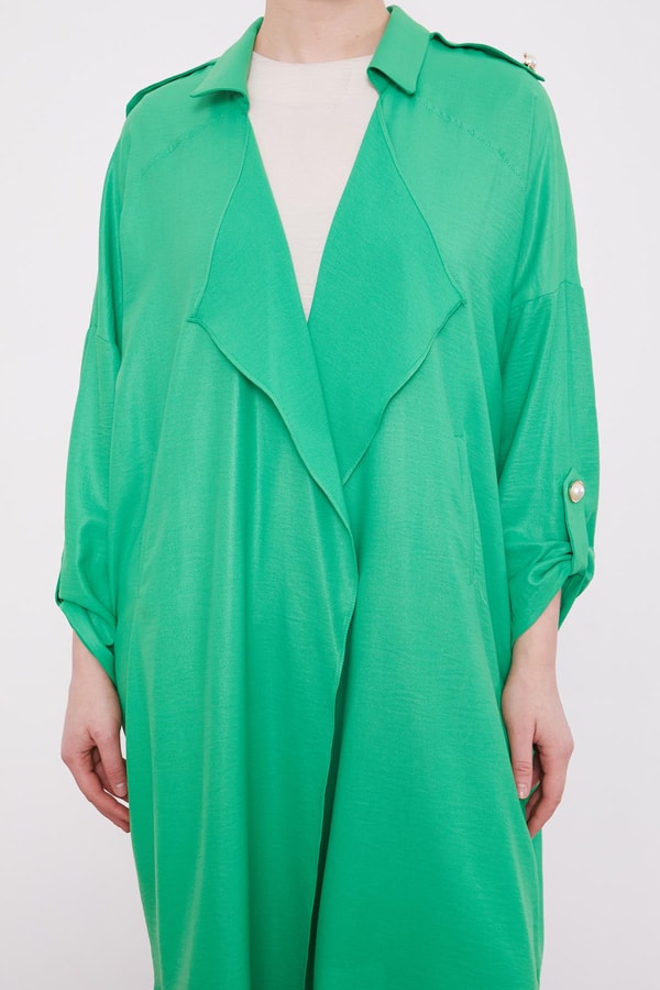 LevidorBenetton Apolet Detaylı Kısa Kap