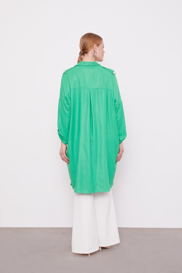 LevidorBenetton Apolet Detaylı Kısa Kap