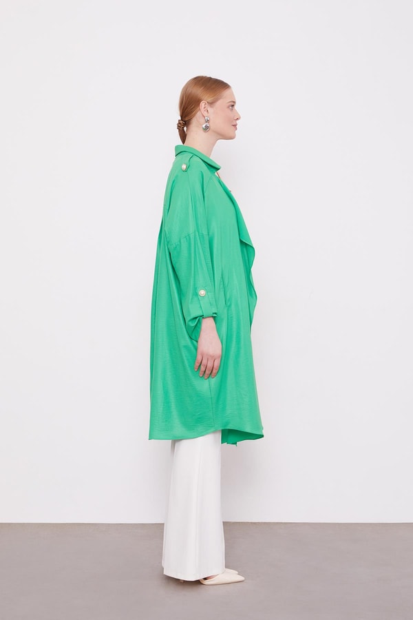 LevidorBenetton Apolet Detaylı Kısa Kap