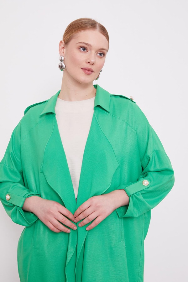 LevidorBenetton Apolet Detaylı Kısa Kap