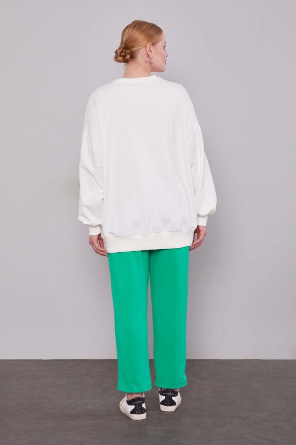 LevidorBenetton Belli Lastikli Cepli Spor Pantolon