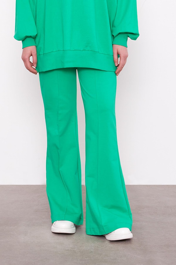 LevidorBenetton Geniş Paça Beli Lastikli Spor Pantolon