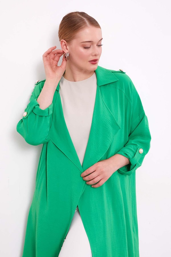 LevidorBenetton Omuz Apolet Detaylı Kısa Kap