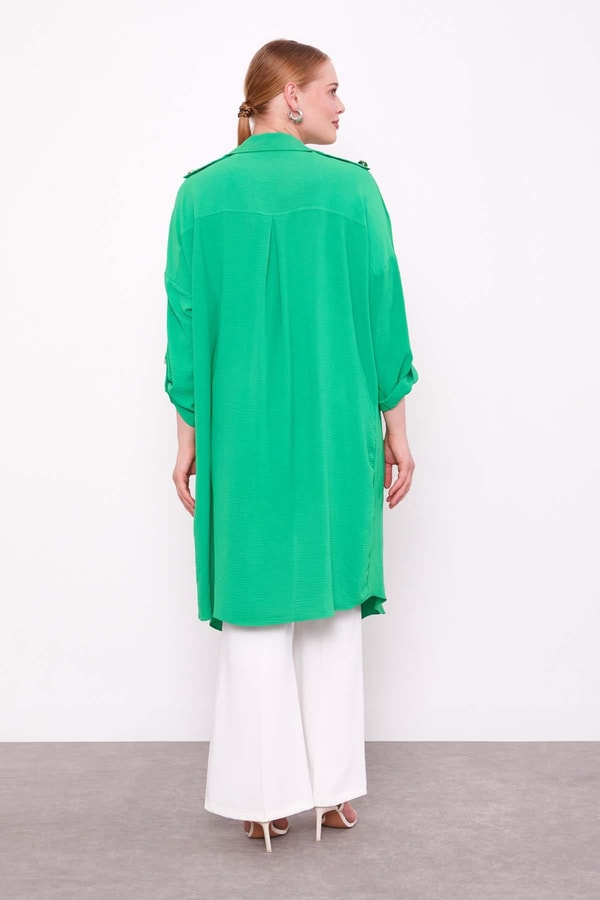 LevidorBenetton Omuz Apolet Detaylı Kısa Kap