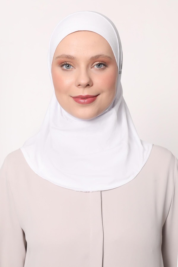 LevidorBeyaz Hijab Sport Bone