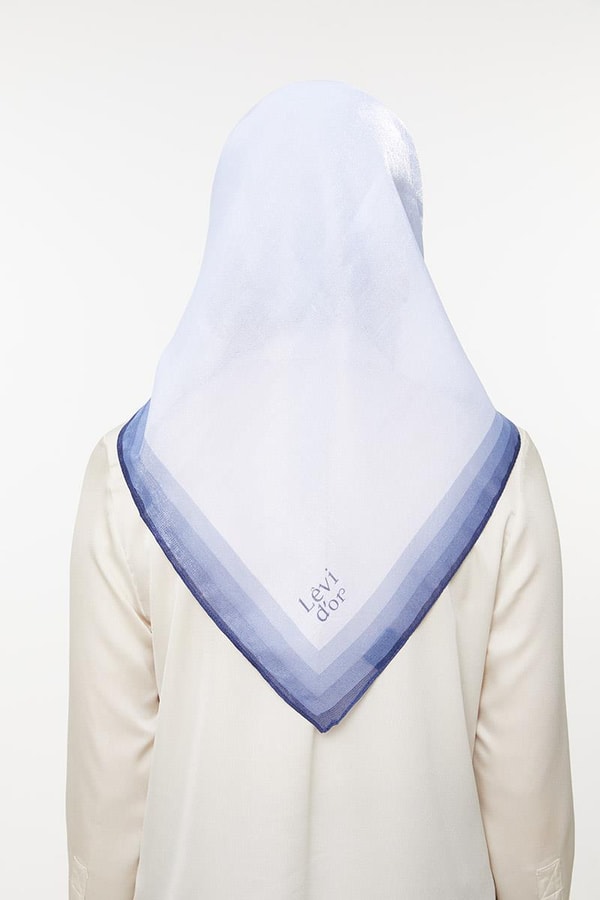 LevidorBuz Mavisi Kehribar Eşarp