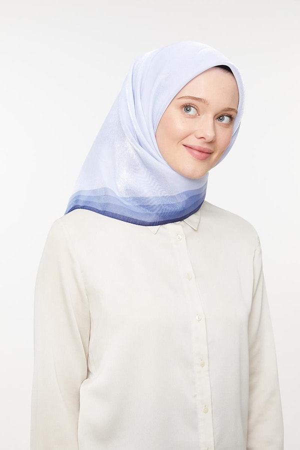 LevidorBuz Mavisi Kehribar Eşarp