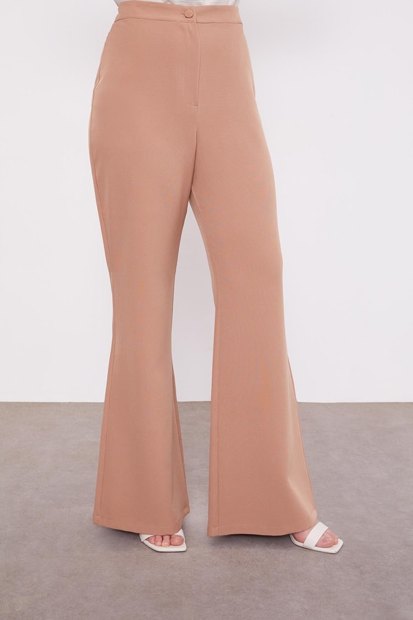 LevidorCamel Yaka Ve Cep Detaylı Pantolon Ceket Takım