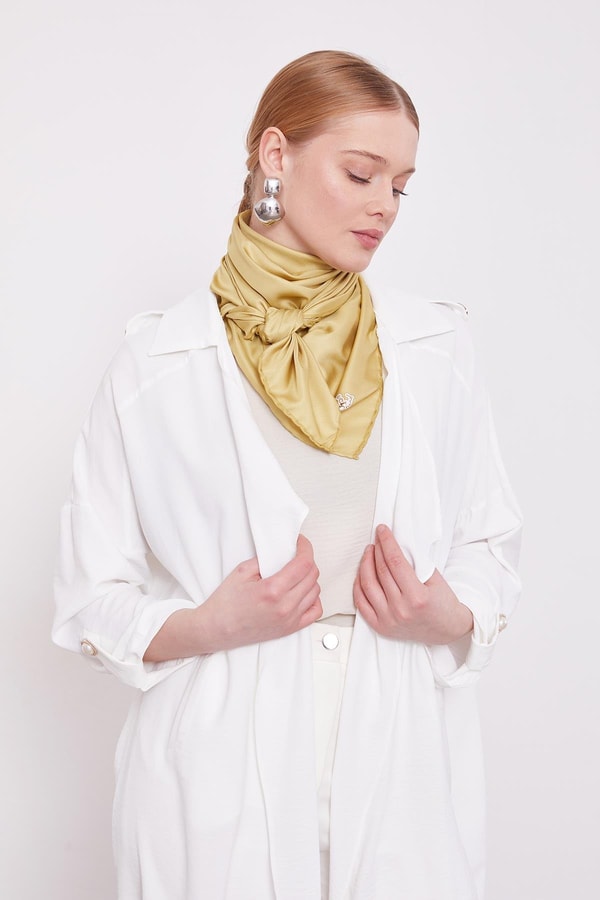 LevidorEkru Apolet Detaylı Kısa Kap