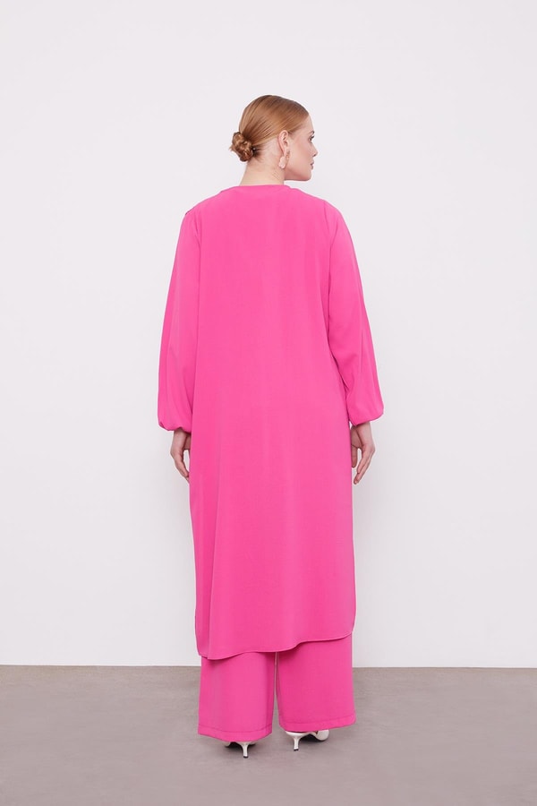 LevidorFuşya Önden Bağlamalı İçlikli 3'lü Takım