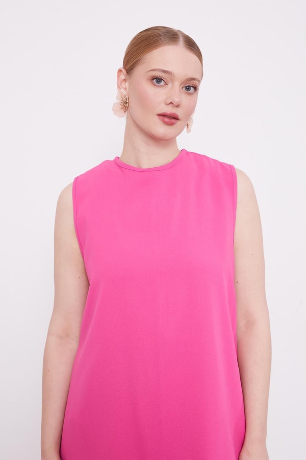 LevidorFuşya Önden Bağlamalı İçlikli 3'lü Takım