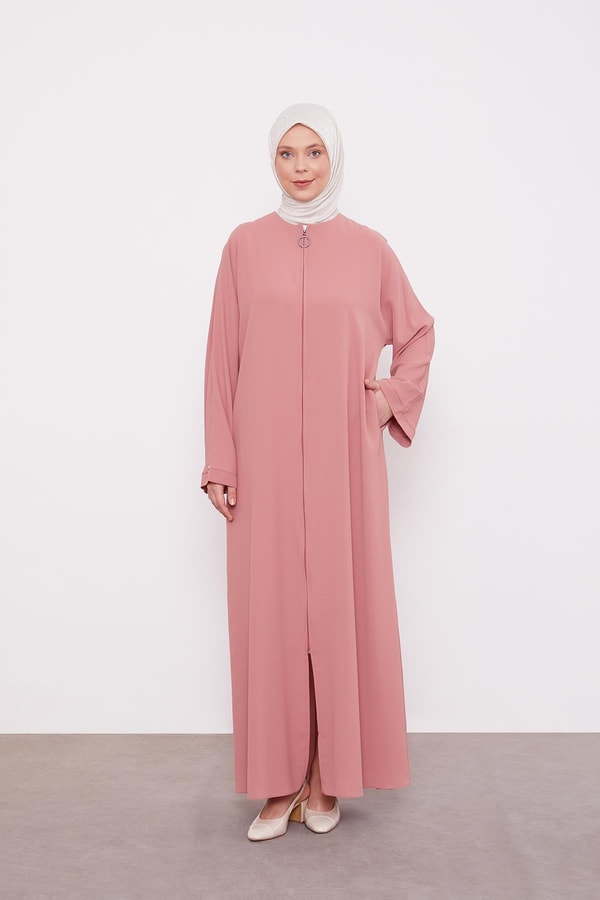 LevidorGül Gizli Cep Detaylı Ferace