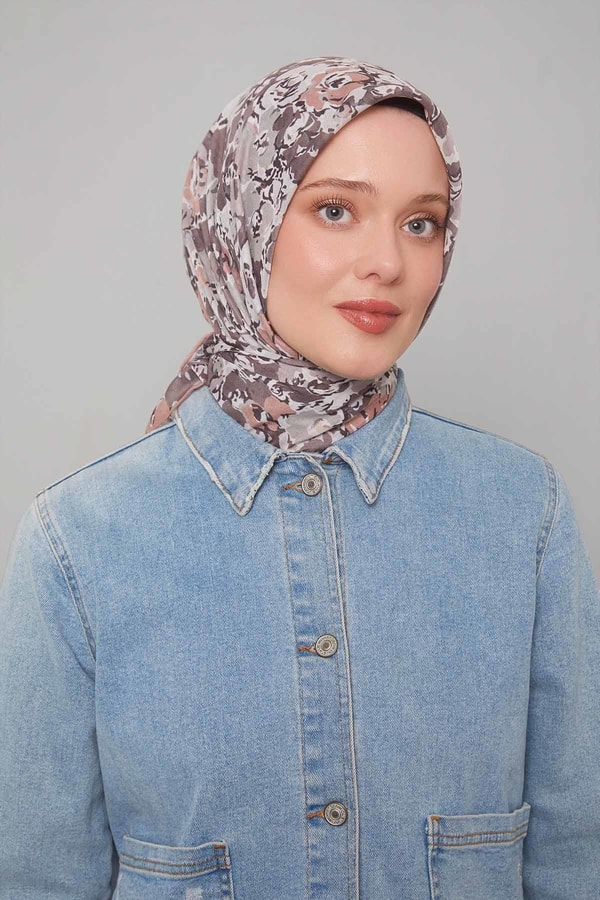 LevidorGül Yonca Desen Soft Eşarp