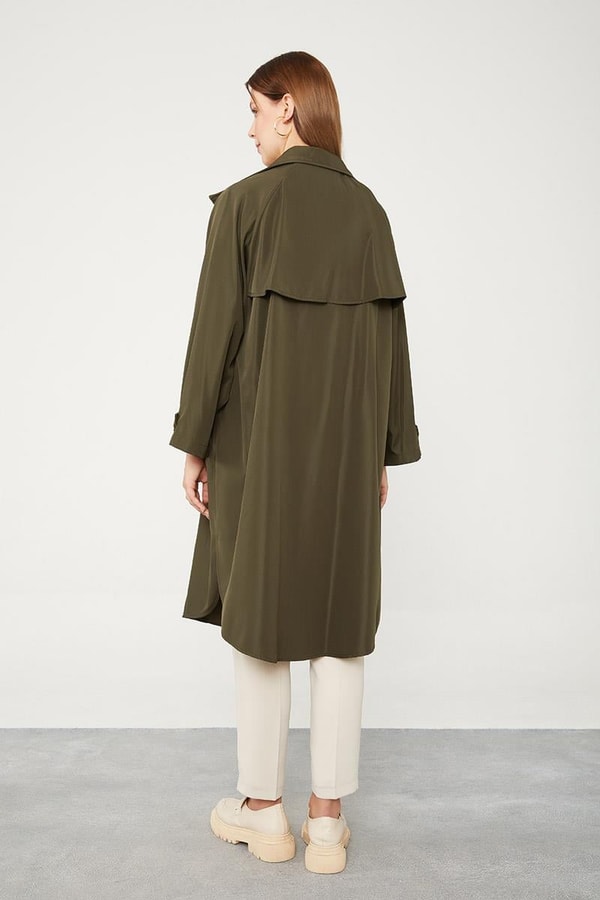 LevidorHaki Oversize Trençkot