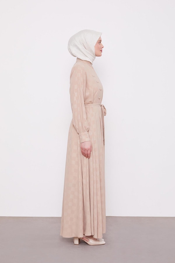 LevidorK.Bej Dama Desen Ferace