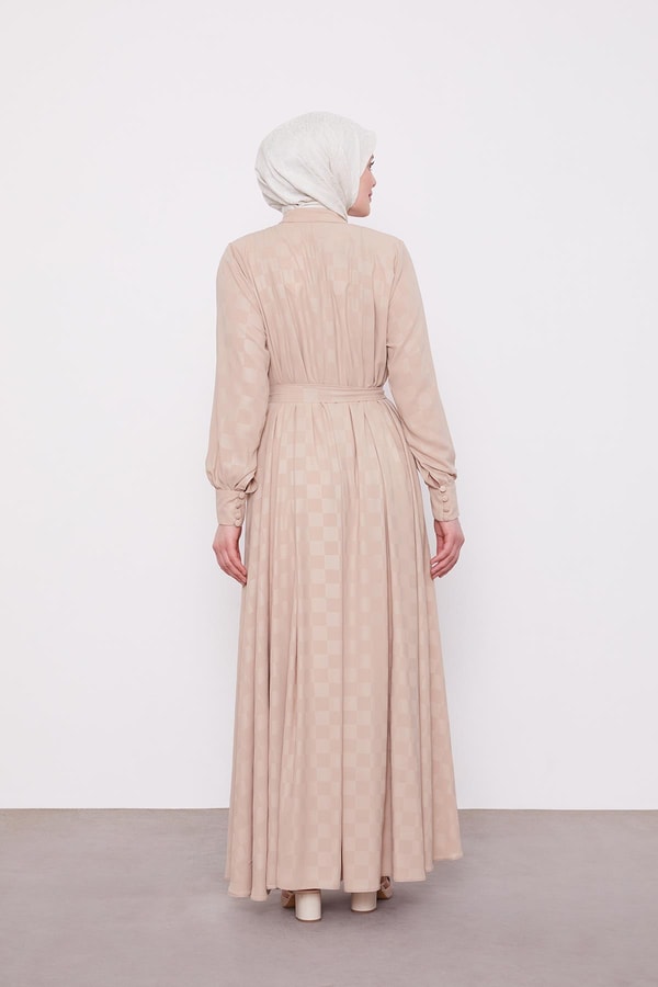 LevidorK.Bej Dama Desen Ferace