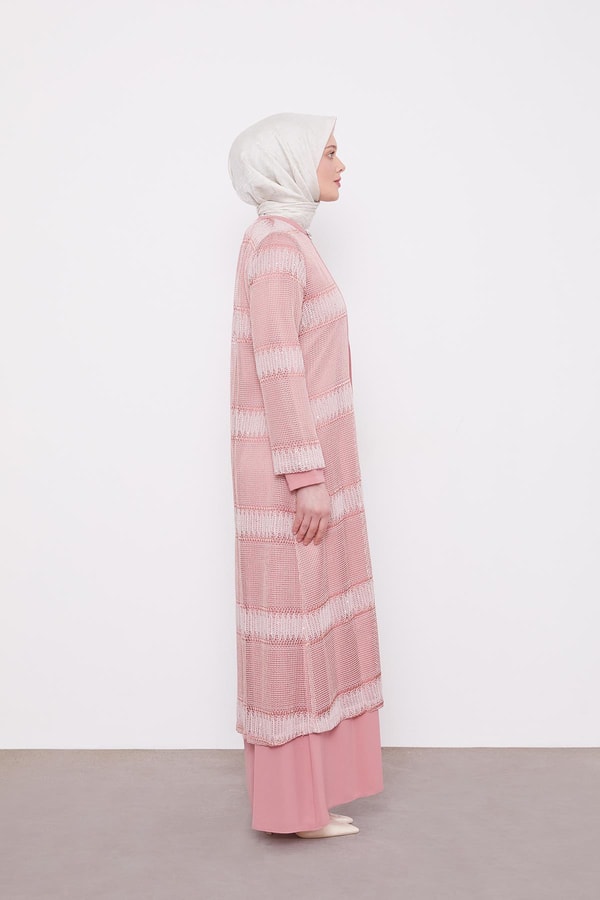 LevidorK.Pudra Dantel Elbiseli Ferace