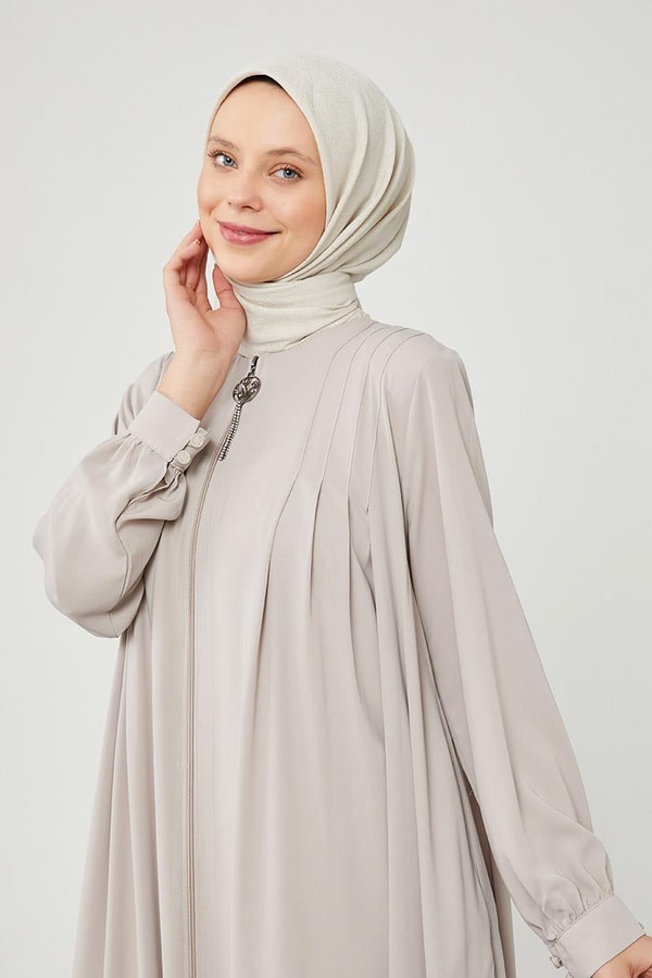 LevidorLevidor A.Vizon Yakası Düğme Detaylı Ferace