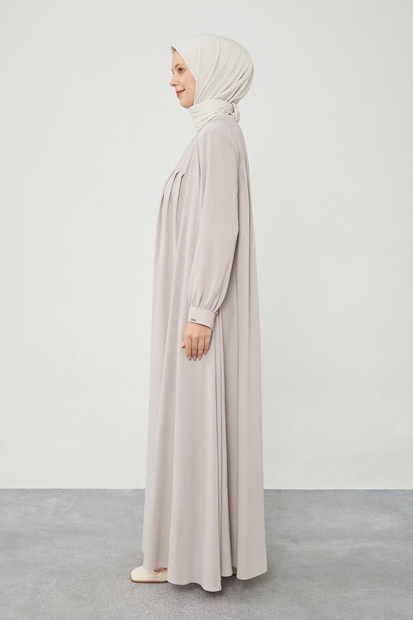 LevidorLevidor A.Vizon Yakası Düğme Detaylı Ferace