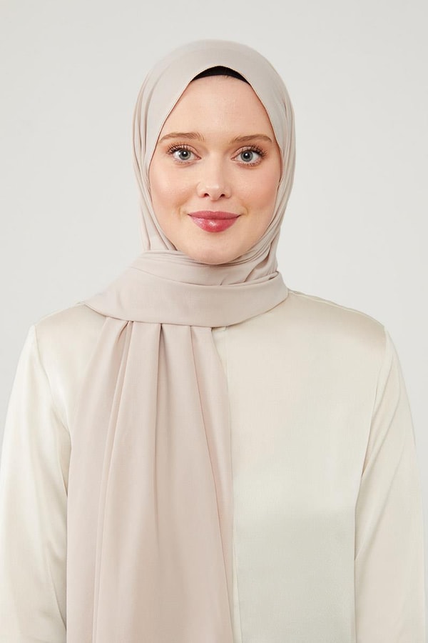 LevidorLevidor A.Bej Düz Desen Elegance Şal