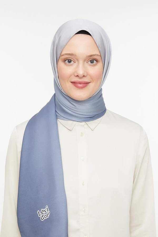 LevidorLevidor Açık Gri Twill Şal