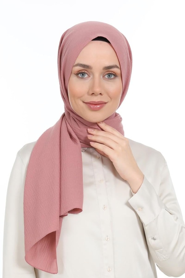 LevidorLevidor Açık Pembe Naturel Cazz Şal