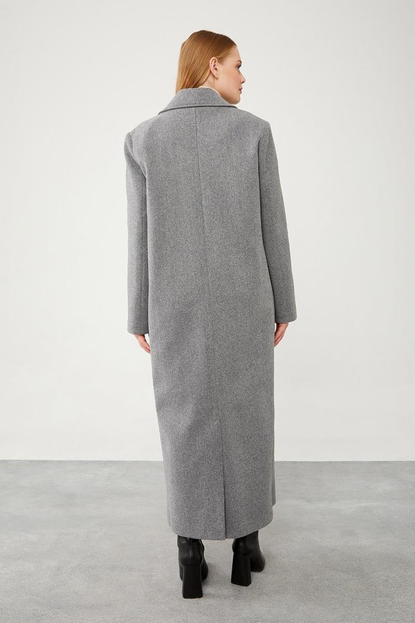 LevidorLevidor Antrasit Uzun Kaşe Kaban