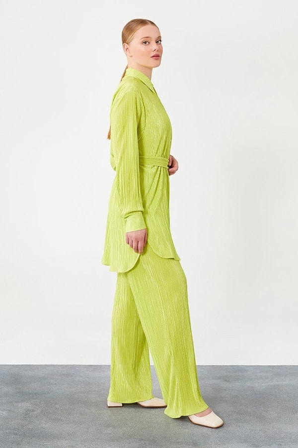 LevidorLevidor Asit Poly Plise Gömlek Takım