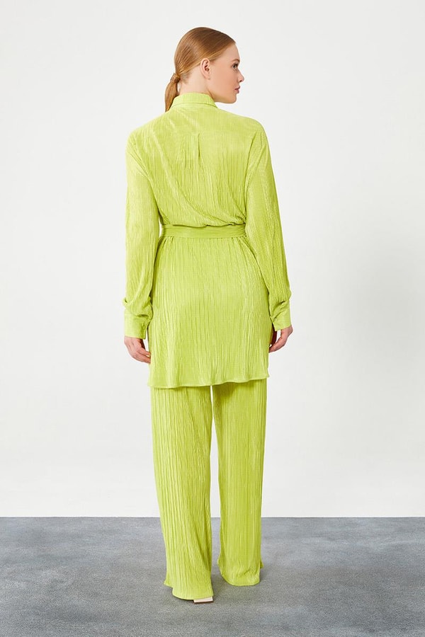 LevidorLevidor Asit Poly Plise Gömlek Takım