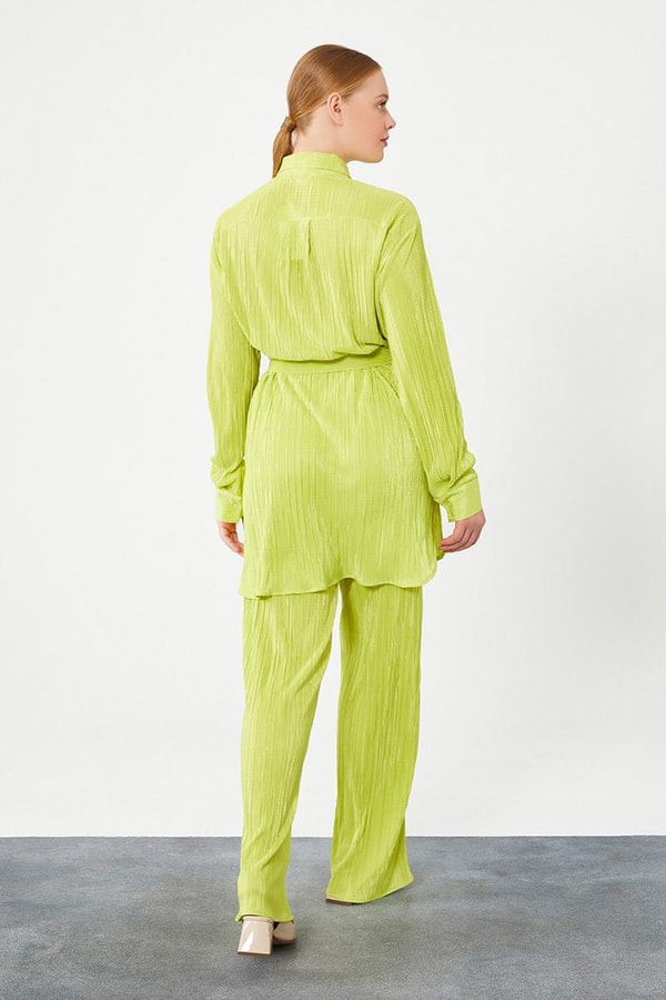 LevidorLevidor Asit Poly Plise Gömlek Takım