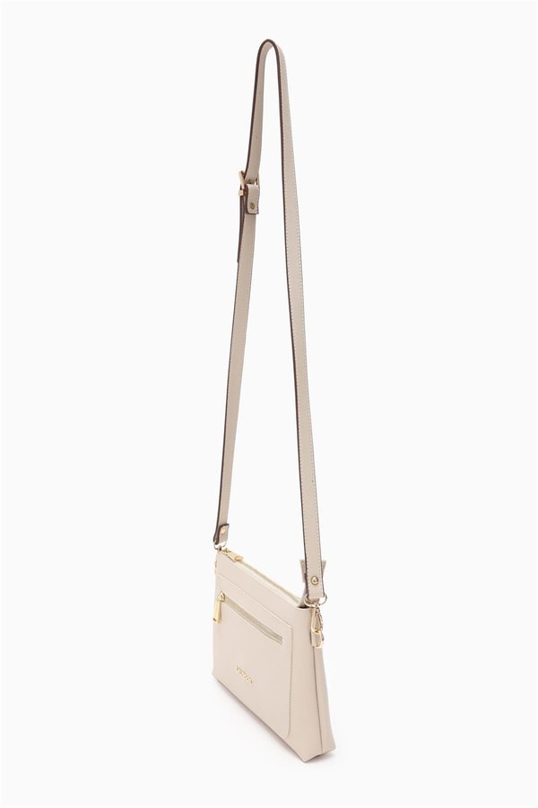 LevidorLevidor Bej Çapraz Askılı Shopper Çanta