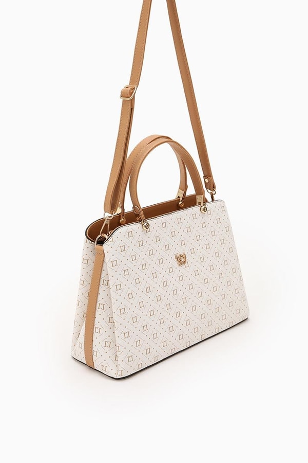 LevidorLevidor Bej Empirme Çıkarılabilir Askılı El Çantası