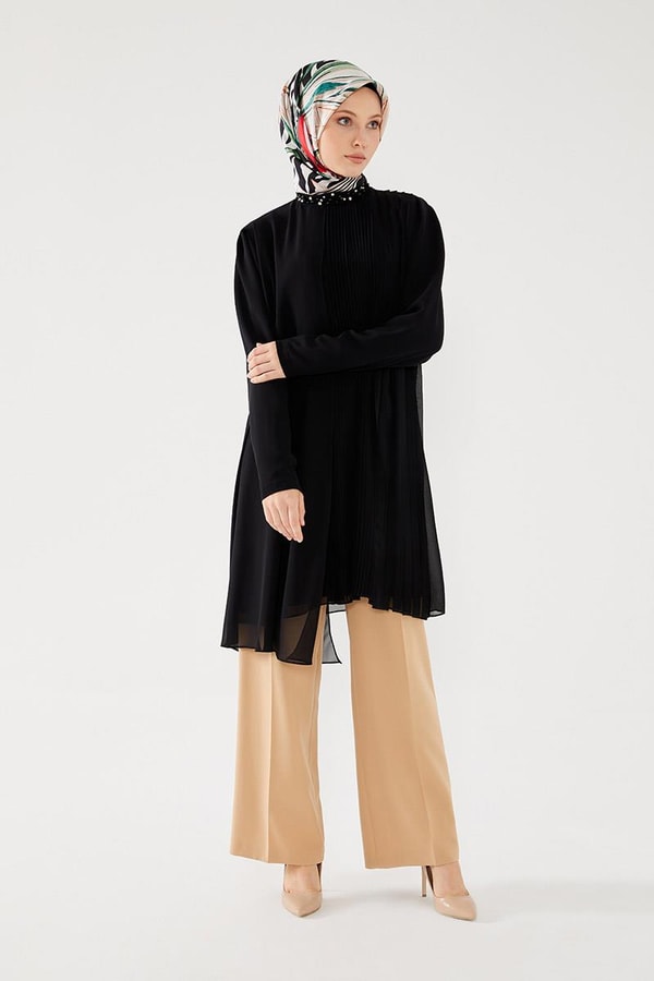 LevidorLevidor Bej Geniş Paça Pantolon
