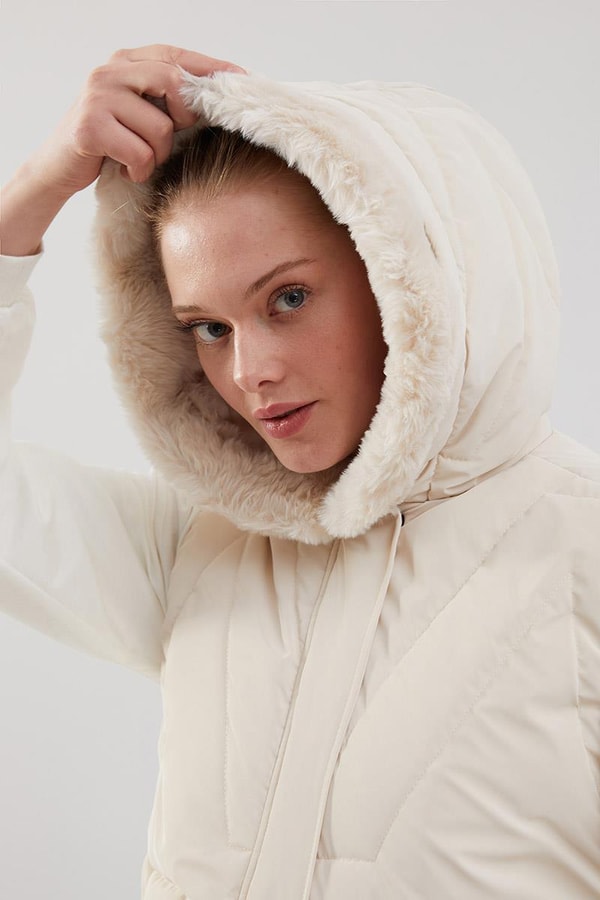 LevidorLevidor Bej Kapitone Yelek