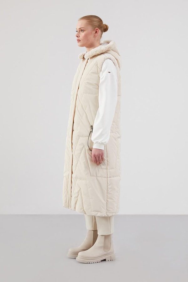 LevidorLevidor Bej Kapitone Yelek