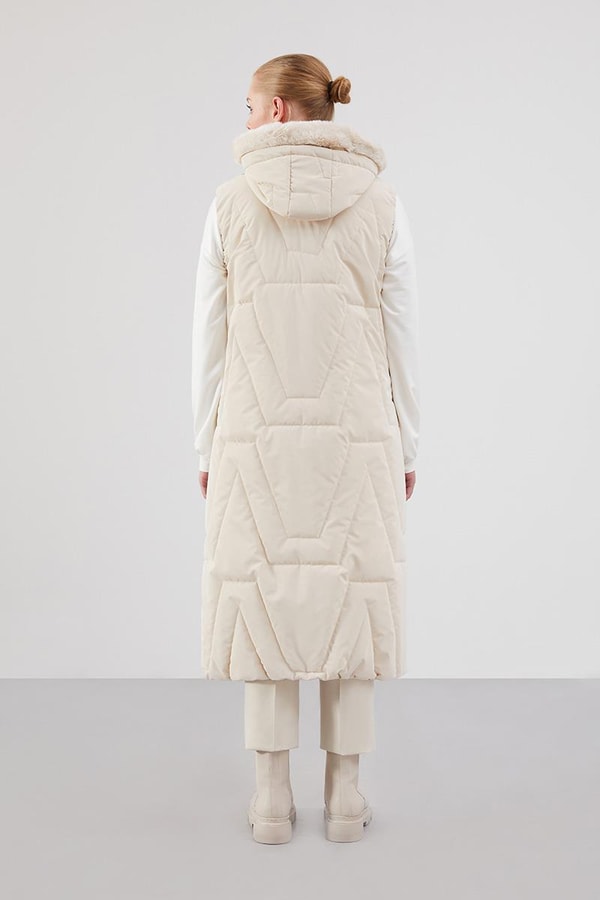 LevidorLevidor Bej Kapitone Yelek