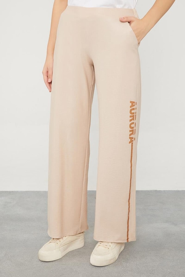 LevidorLevidor Bej Kapüşonlu Kanguru Cepli Spor Takım