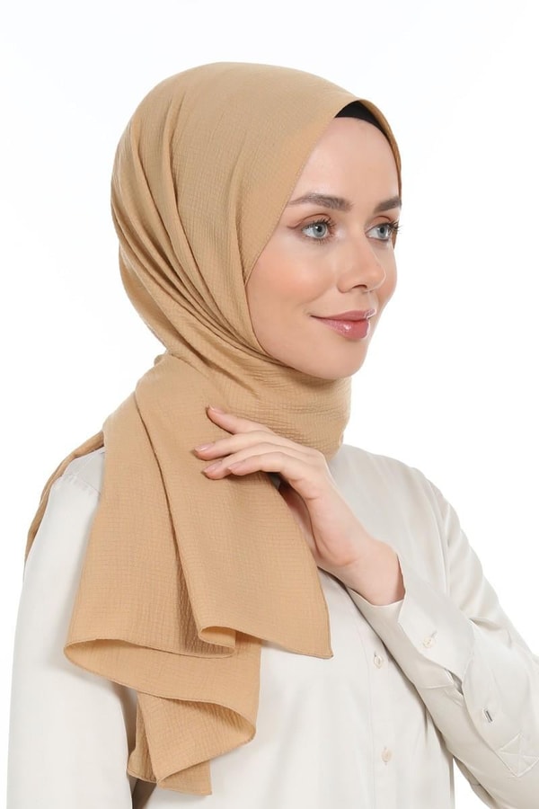 LevidorLevidor Bej Naturel Cazz Şal