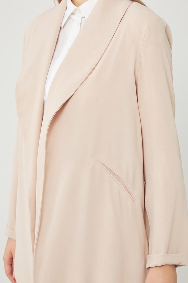 LevidorLevidor Bej Şal Yaka Ceket Takım