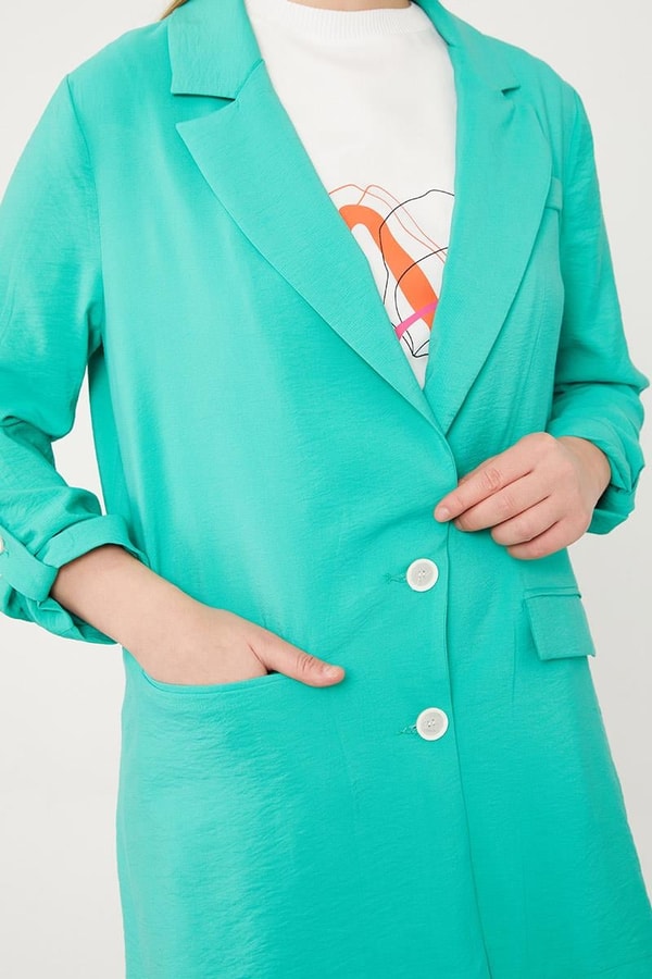 LevidorLevidor Benetton Baskılı İçlikli Geniş Paça Pantolonlu Ceket Takım