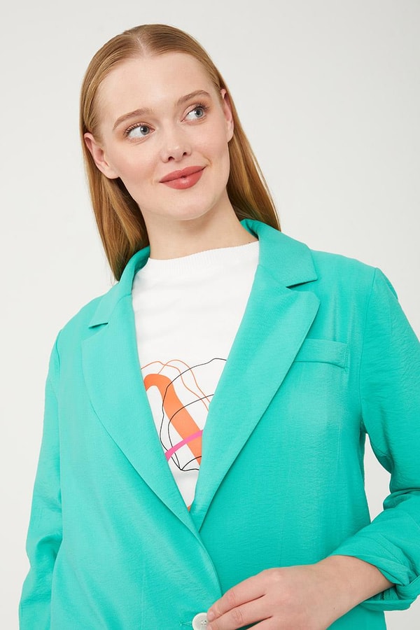 LevidorLevidor Benetton Baskılı İçlikli Geniş Paça Pantolonlu Ceket Takım