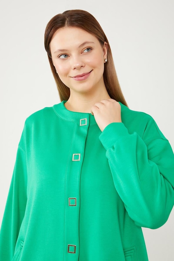 LevidorLevidor Benetton Bisiklet Yaka Cepli Penye Pantolonlu Spor Takım