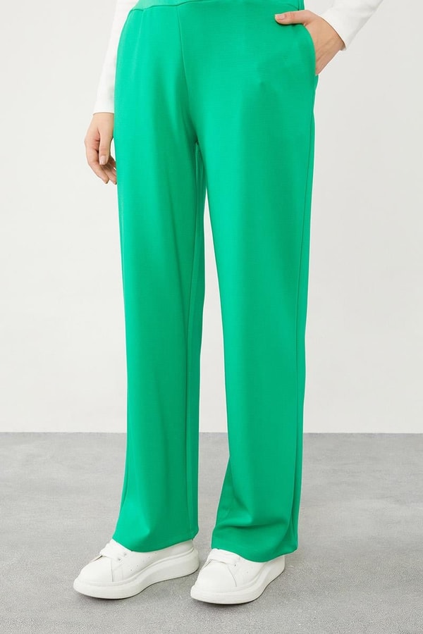 LevidorLevidor Benetton Bisiklet Yaka Cepli Penye Pantolonlu Spor Takım