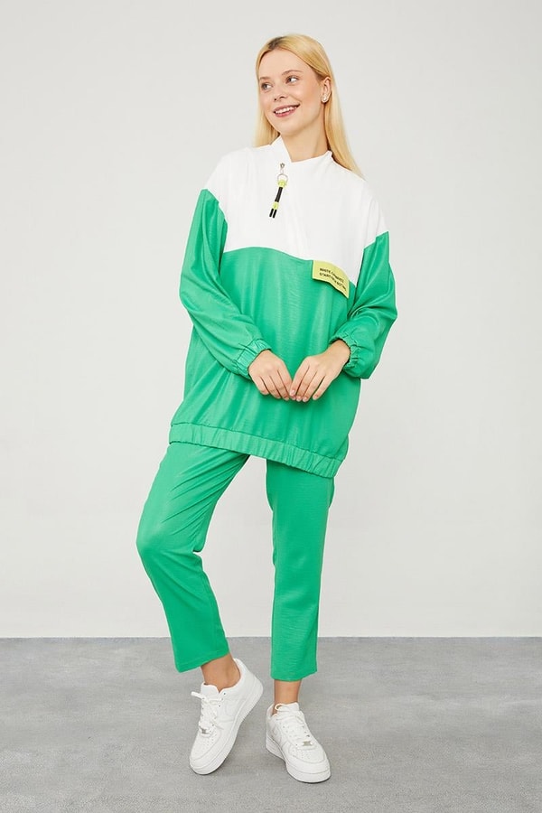 LevidorLevidor Benetton Bisiklet Yaka Ribanalı Spor Takım