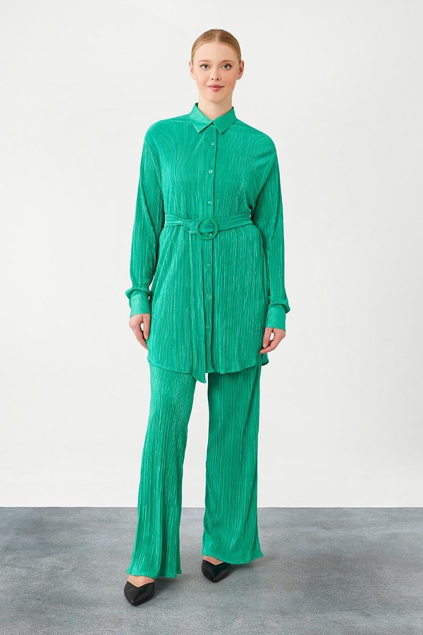 LevidorLevidor Benetton Poly Plise Gömlek Takım