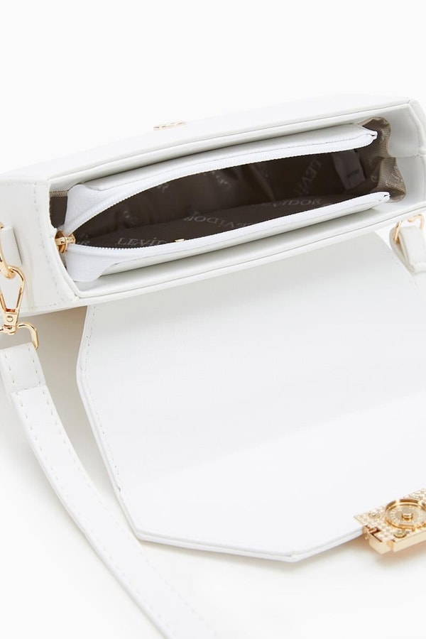 LevidorLevidor Beyaz Geometrik Model El Çantası